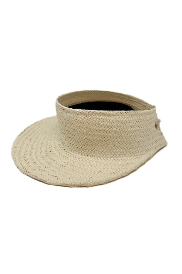 PALM PACKABLE STRAW VISOR