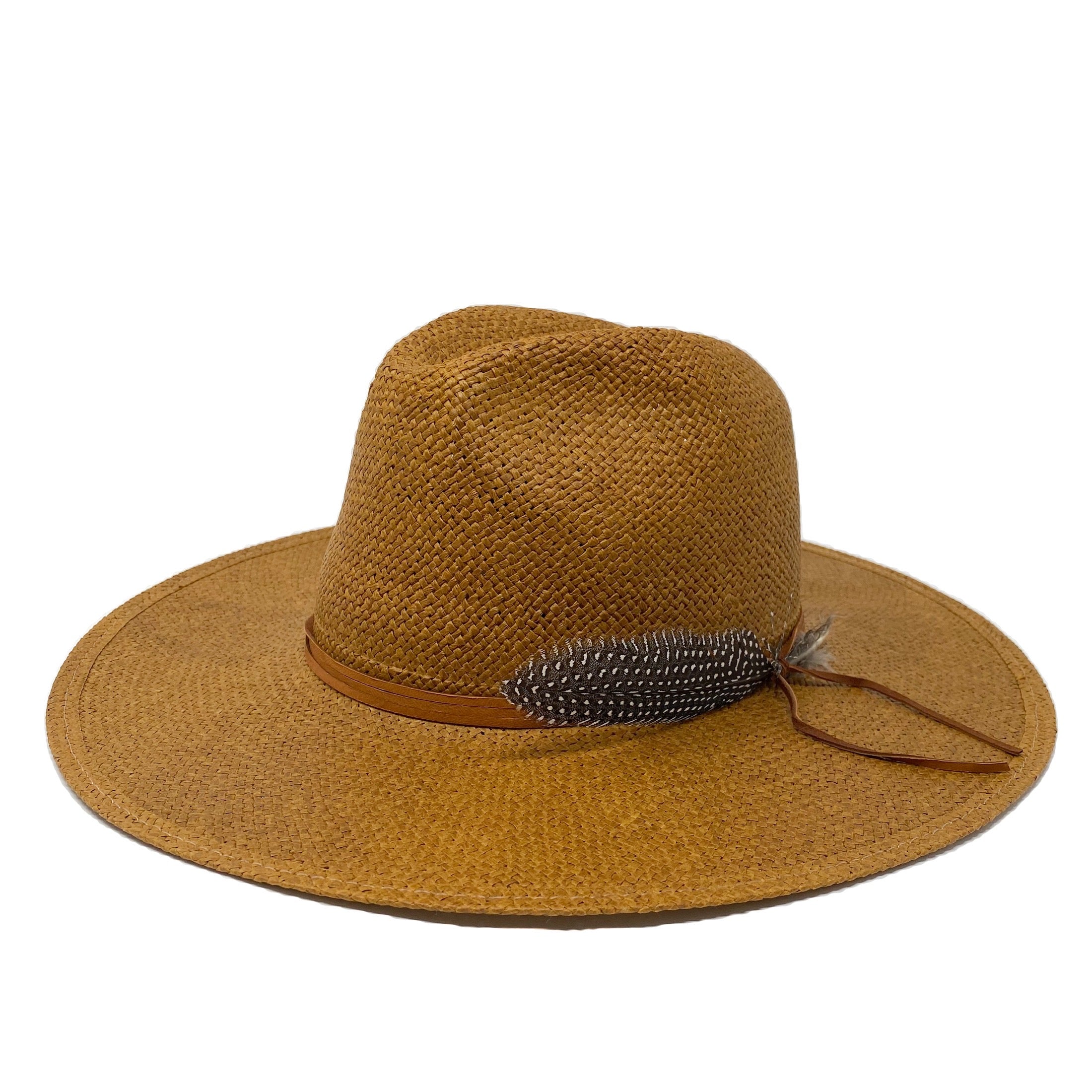 DUME STRAW FEDORA