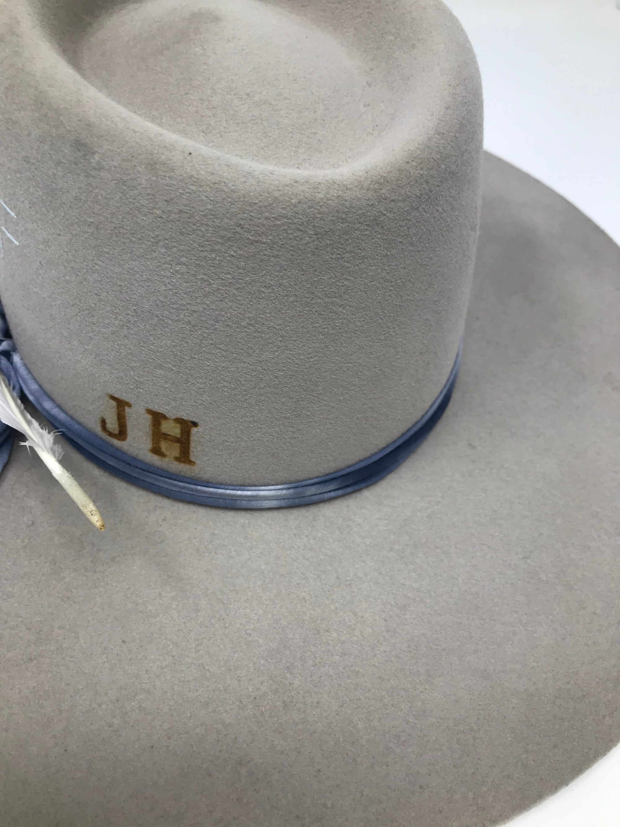 branding will go on the back left of the hat