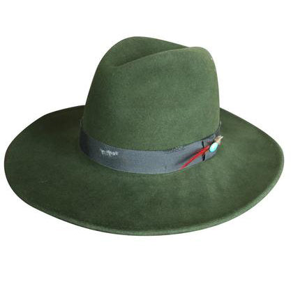 DALLAS FEDORA ARMY GREEN - Lovely Bird display picture 2